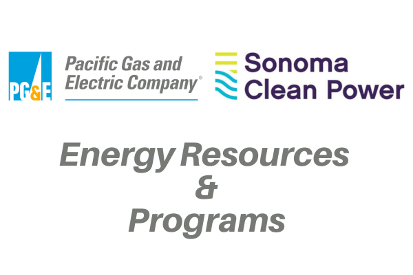 Information and Resources from PG&E and Sonoma Clean Power to Help Monitor and Manage Energy Use and Bills